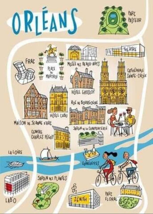 Le Scandinave, Proche Bord De Loire Orléans Eksteriør billede
